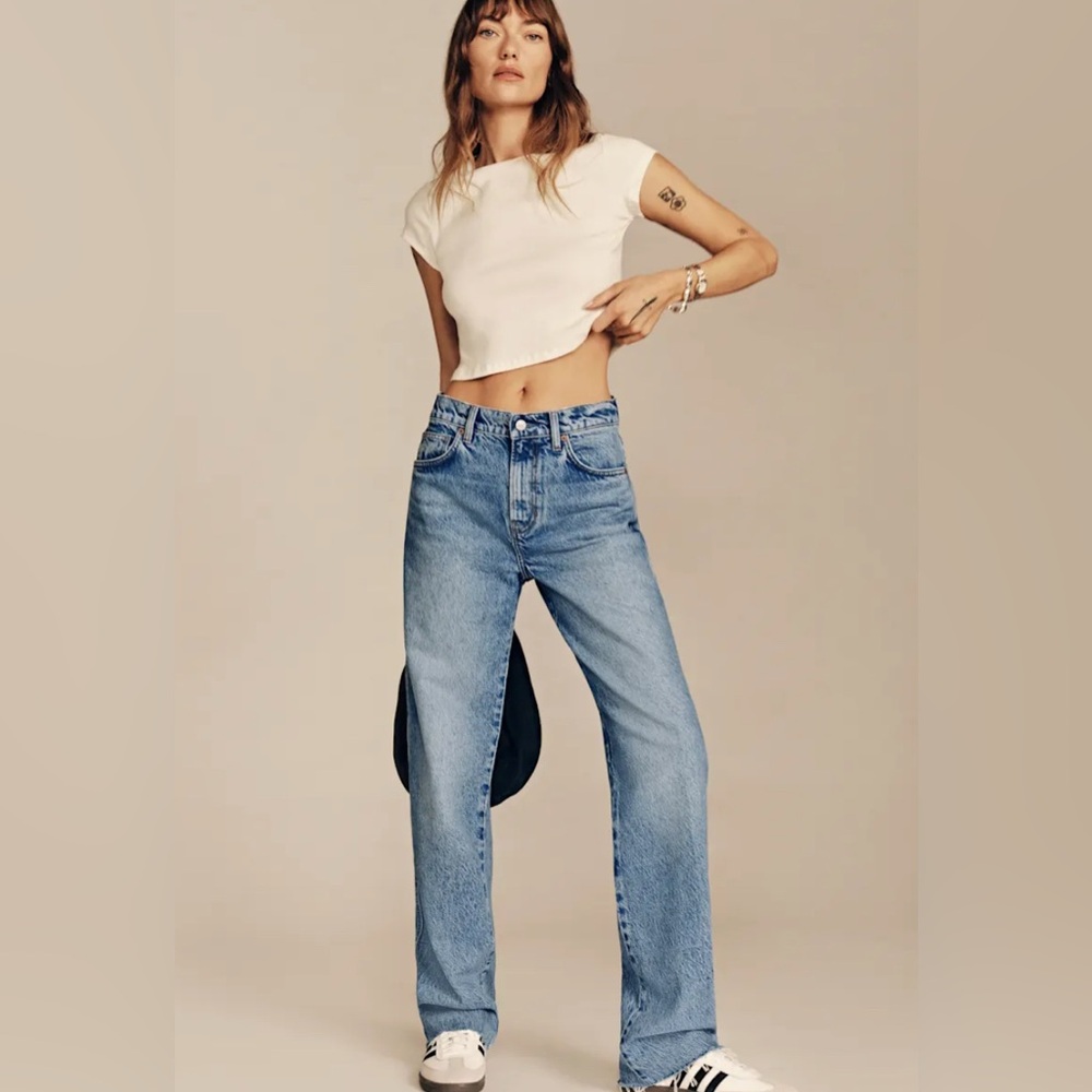 Reformation Val 90’s Mid Rise Straight Jeans Size 29